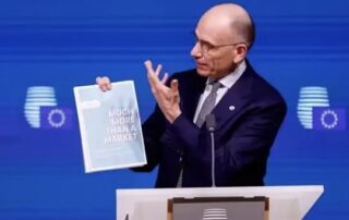 Italian former prime minister Enrico Letta